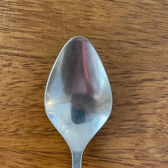 Vintage St. Regis Stainless Flatware Dinner Spoon Rose Leaves Floral Cottage - Picture 12 of 12